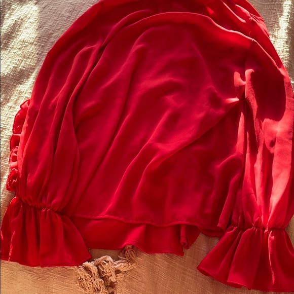 ZARA red blouse - Picture 6 of 6